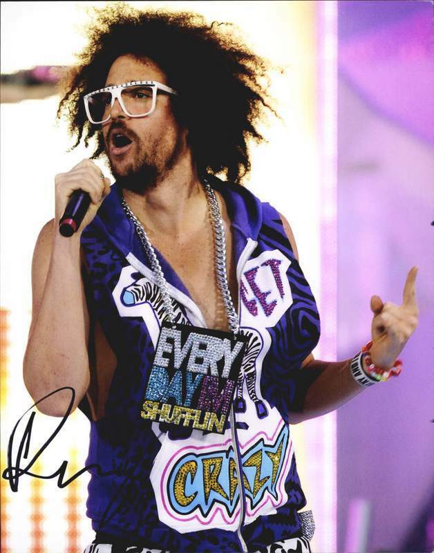 LMFAO Redfoo authentic signed rap 8x10 Photo Poster painting W/Certificate Autographed (A00053)