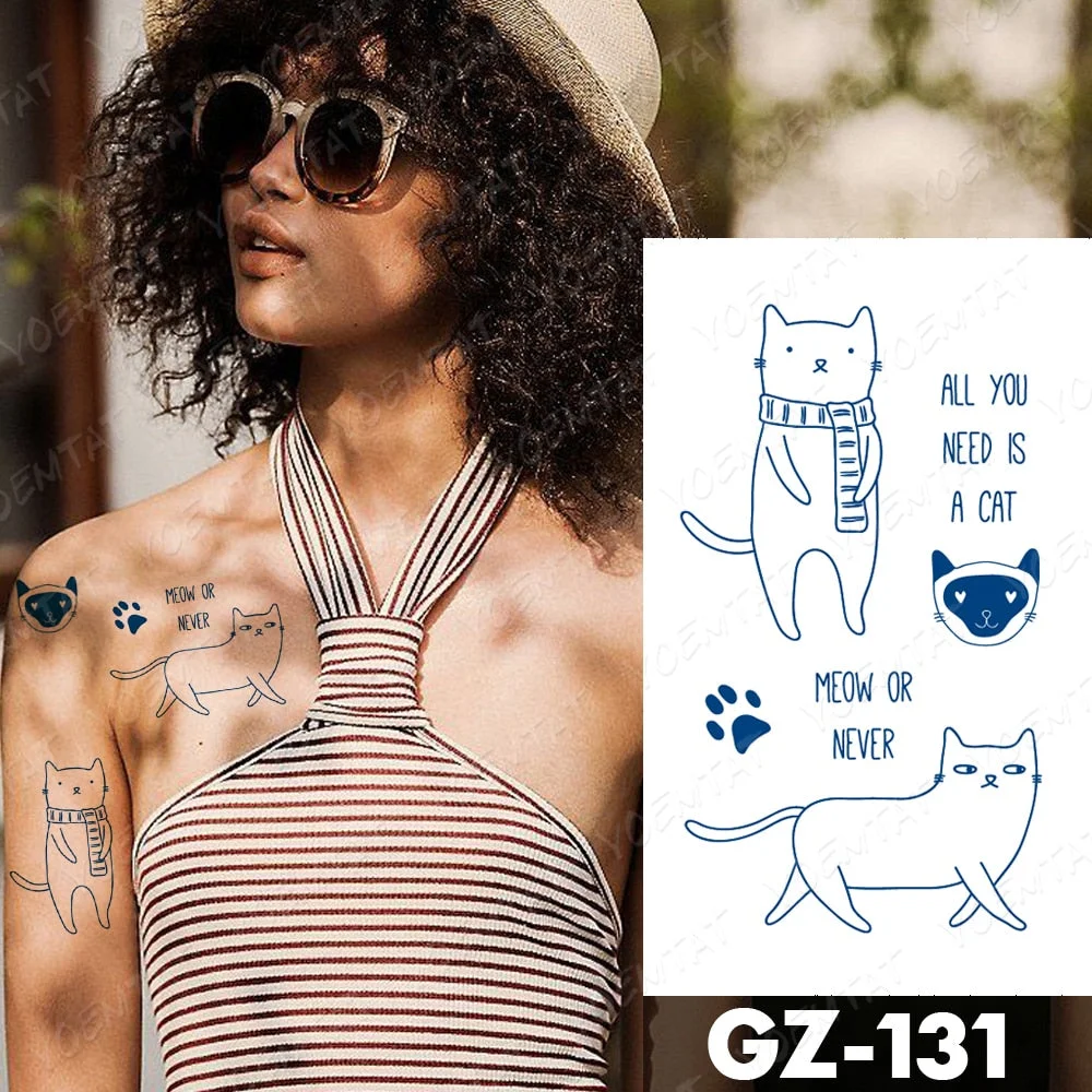 Juice Lasting Waterproof Temporary Tattoo Stickers Starry Sky Moon Flower Rose Flash Tattoos Woman Arm Ink Body Art Fake Tatto