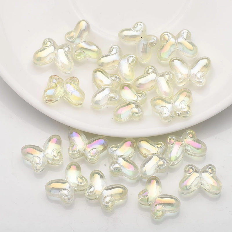 20 PCS/Package 10x14mm Glass Butterfly Beads