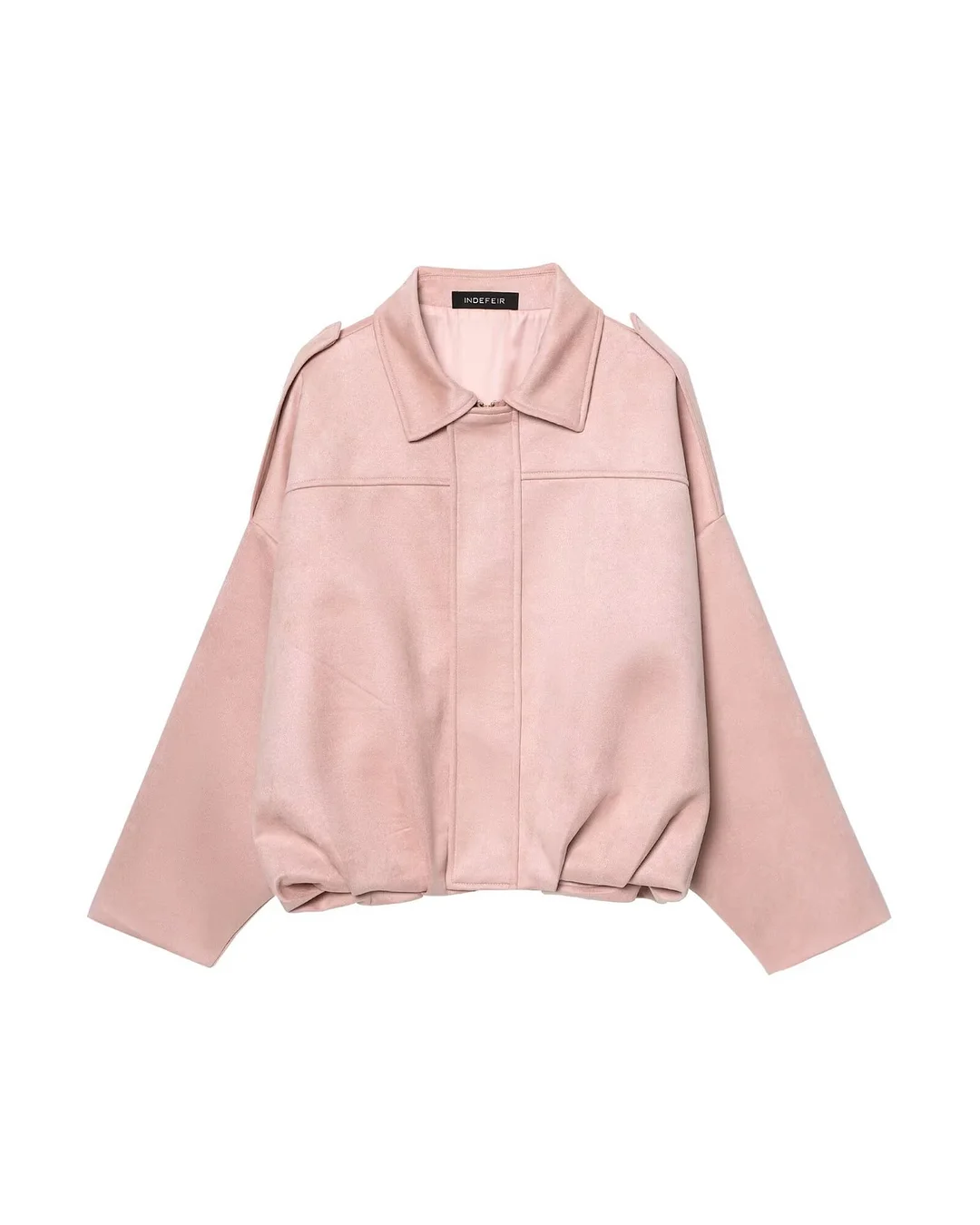 Nigikala Nigikala Women's 2025 New Fashion Velvet Texture Jacket Coat 4344155