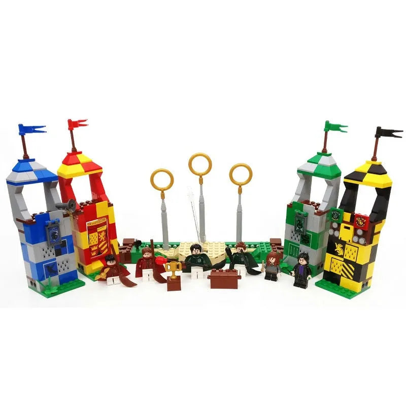 MOC 6061 Harry Potter Hogwarts Quidditch Match Bricks Toy