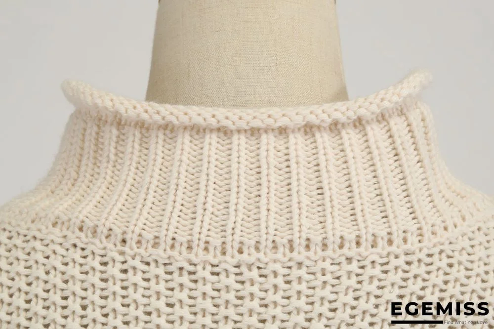 Autumn and Winter New Knitwear Women's Turtleneck Pullover | EGEMISS