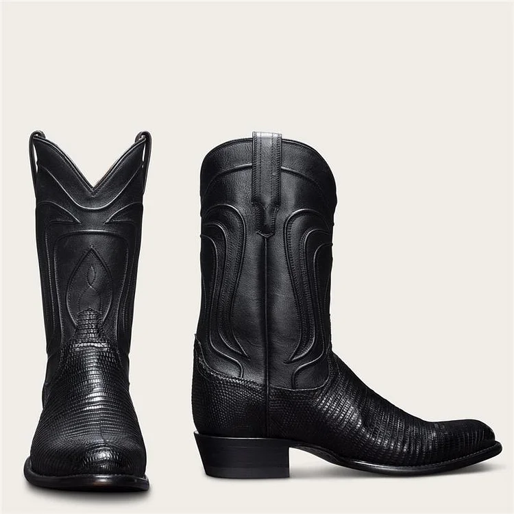 Men's Lizard Skin Cowboy Boots - Exotic Western Boot