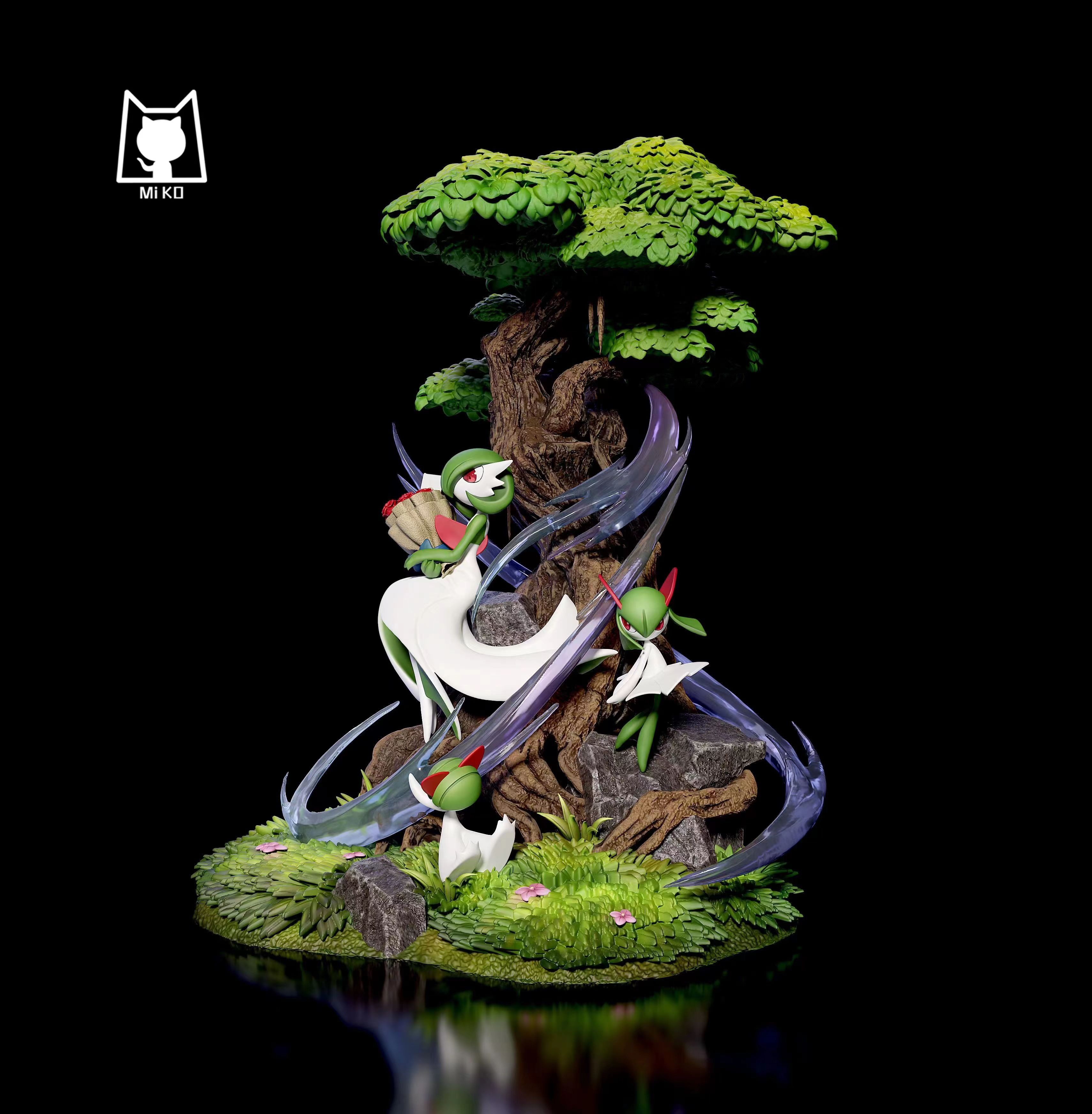 WASP Studio Pokémon Evolution of Gardevoir Set Statue