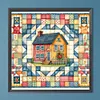 Maison-Plein diamant rond peinture-40 * 40cm