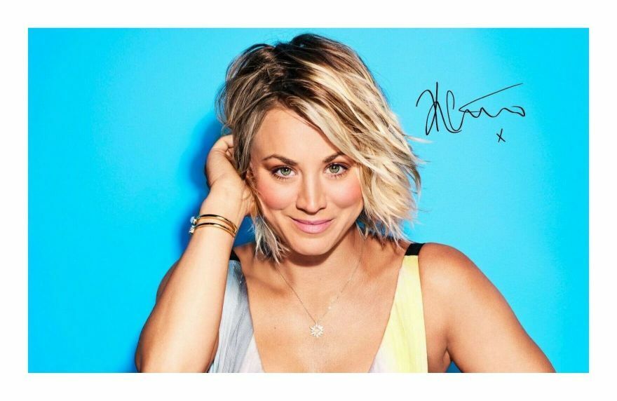 KALEY CUOCO AUTOGRAPH SIGNED PP Photo Poster painting POSTER