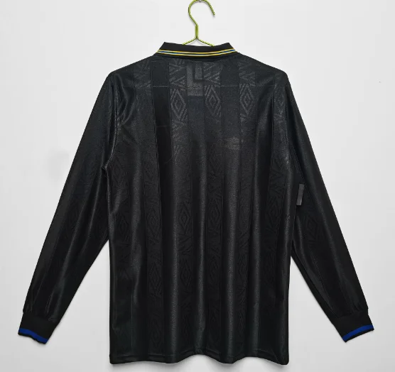 Retro 93/94 Manchester United Away Long Sleeve Football T-Shirt Thai Quality