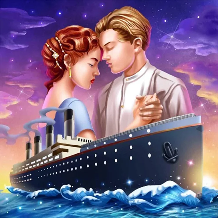 Famous Ship Figure  Full Round Diamond Painting 30*30CM