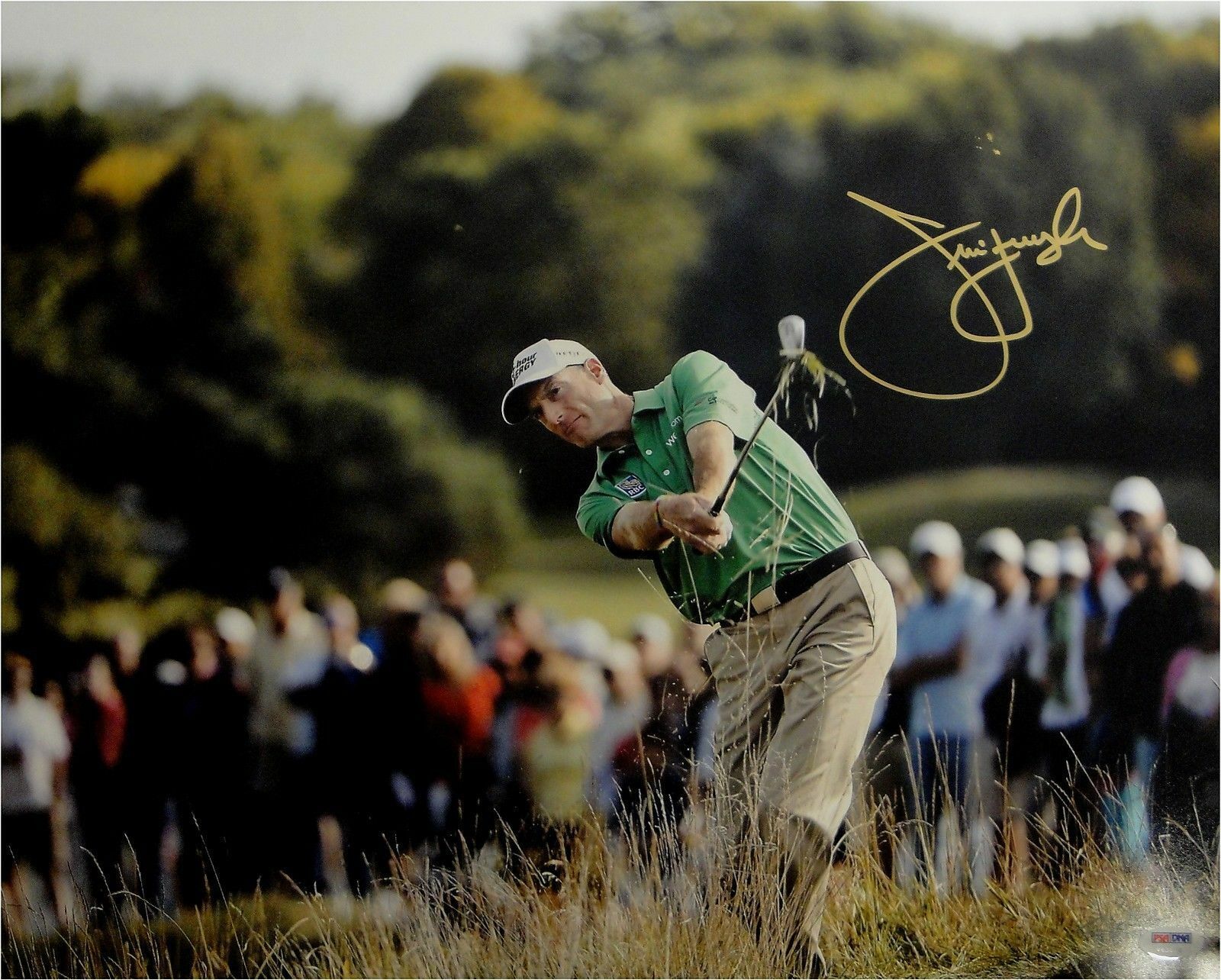 Jim Furyk Hand Signed Autographed 16x20 Photo Poster painting Big Swing In Rough PSA/DNA