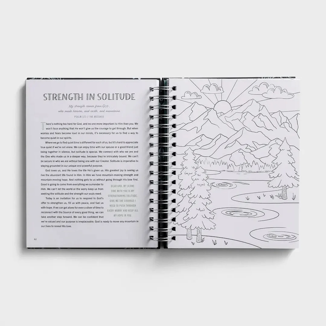 🔥LAST DAY SALE 50% OFF - Be Still & Know: Devotional Coloring Book➕️(Hardcover)