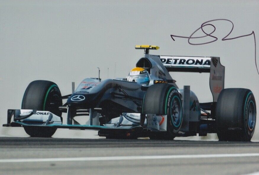 Nico Rosberg Hand Signed 12x8 Photo Poster painting F1 Autograph Mercedes GP Petronas 17