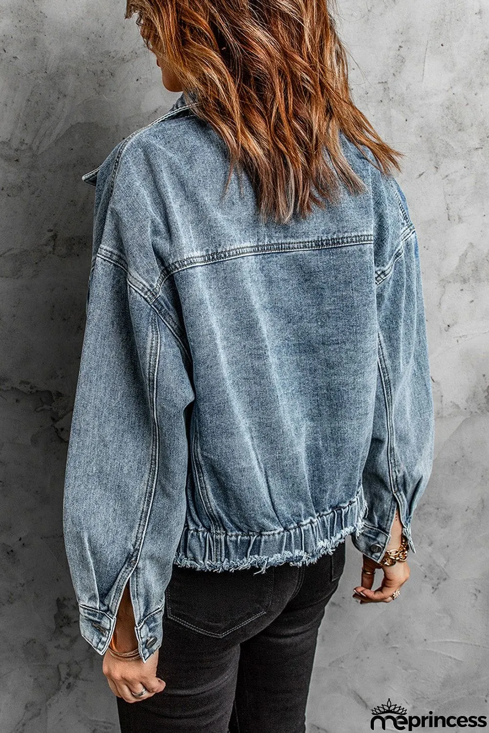 Fashion Sky Blue Denim Jacket