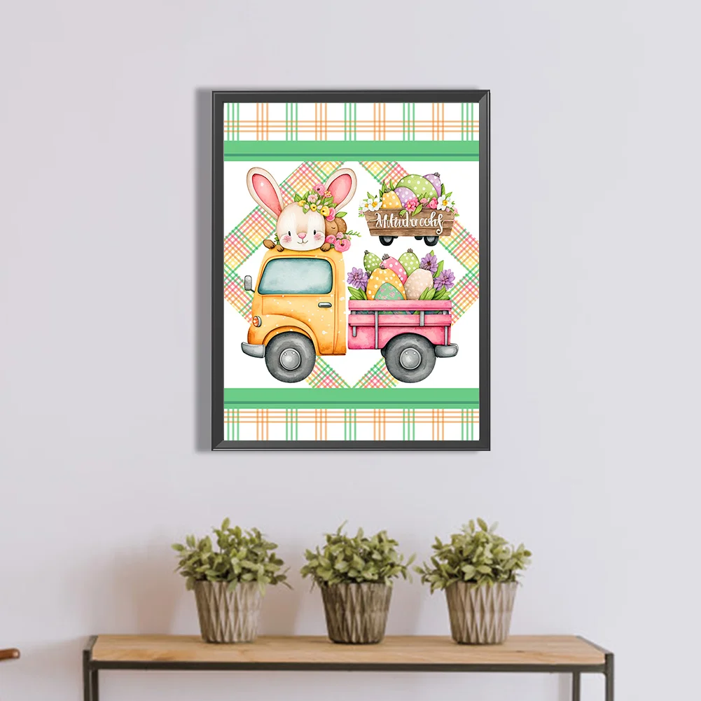 Full Round Diamond Painting 30*40cm - Toy Rabbit
