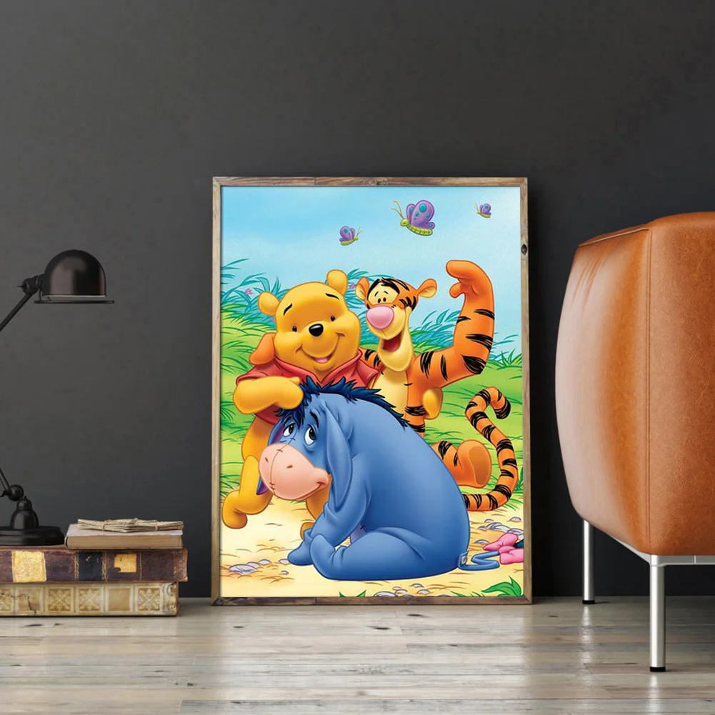Diamond Painting - Full Round Drill - Winnie the Pooh(30*40cm)