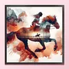 Running Horse-11CT Stamped Cross Stitch 40*40cm/15.75*15.75in tapestrymarket
