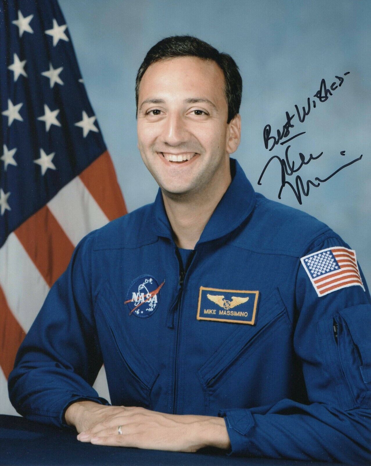 MIKE MASSIMINO SIGNED AUTOGRAPH 8X10 Photo Poster painting - NASA ASTRONAUT STS-109 STS-125