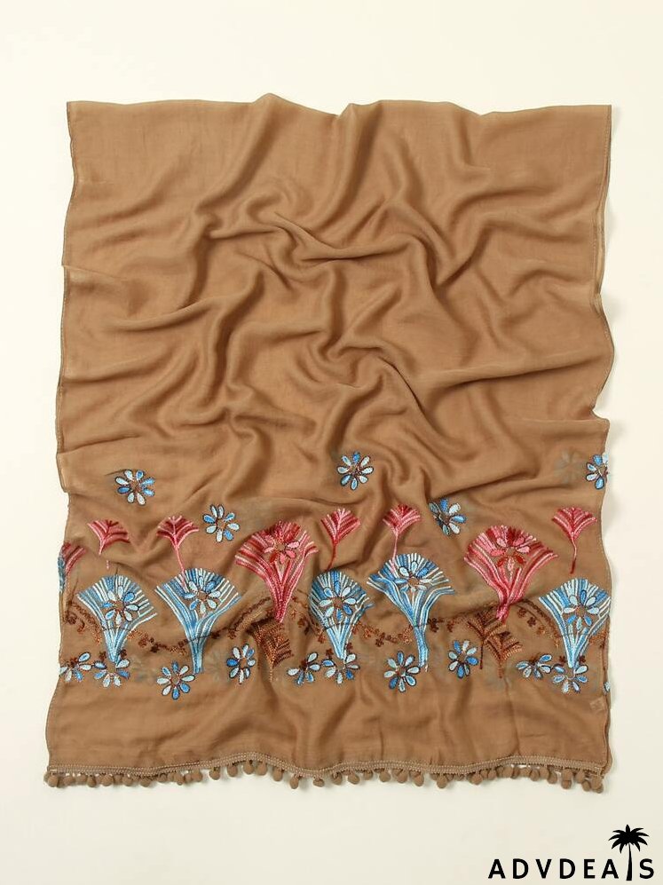 Flower Pattern Scarf