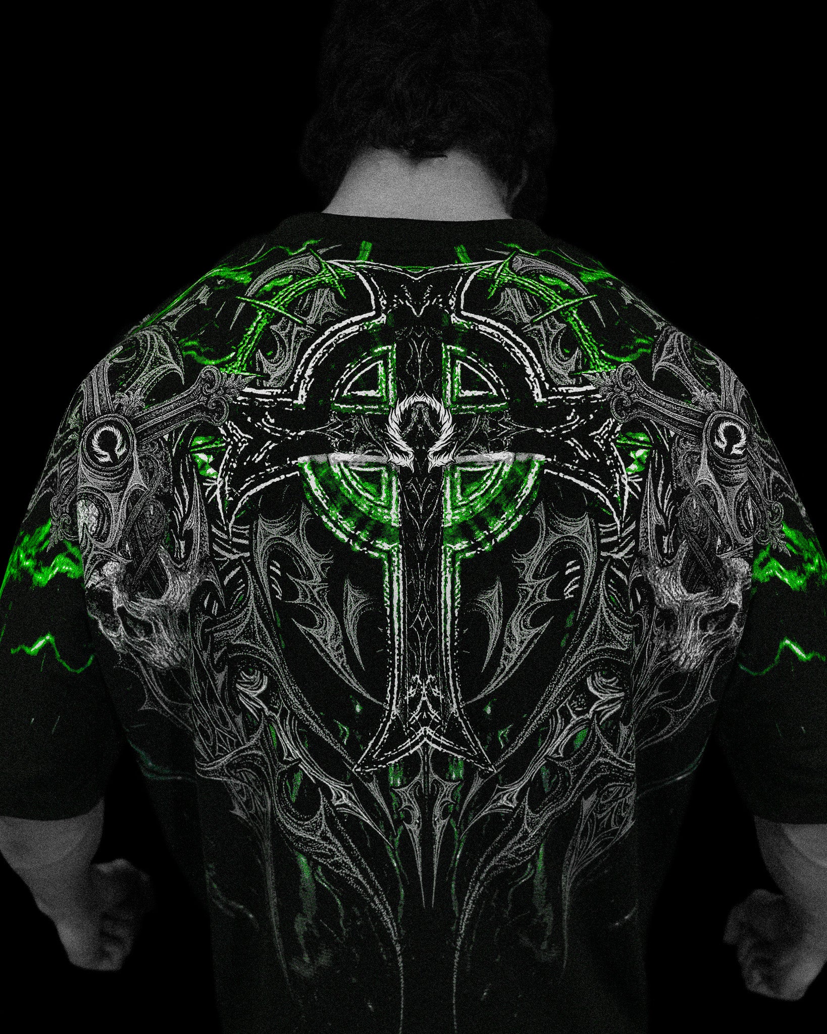 Resurrection Oversized T-shirt [NEON GREEN]