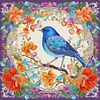 >SALE<5D DIY Full Round Drill Diamond Painting Bluebird Kit Home Decoration 30x30cm