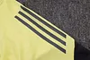Joyfball 2025/2026 Real Madrid Half-Pull Training Suit Light yellow Football Shirt 1:1 Thai Quality