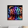 Skeleton-Full Round Diamond Painting 30*30CM