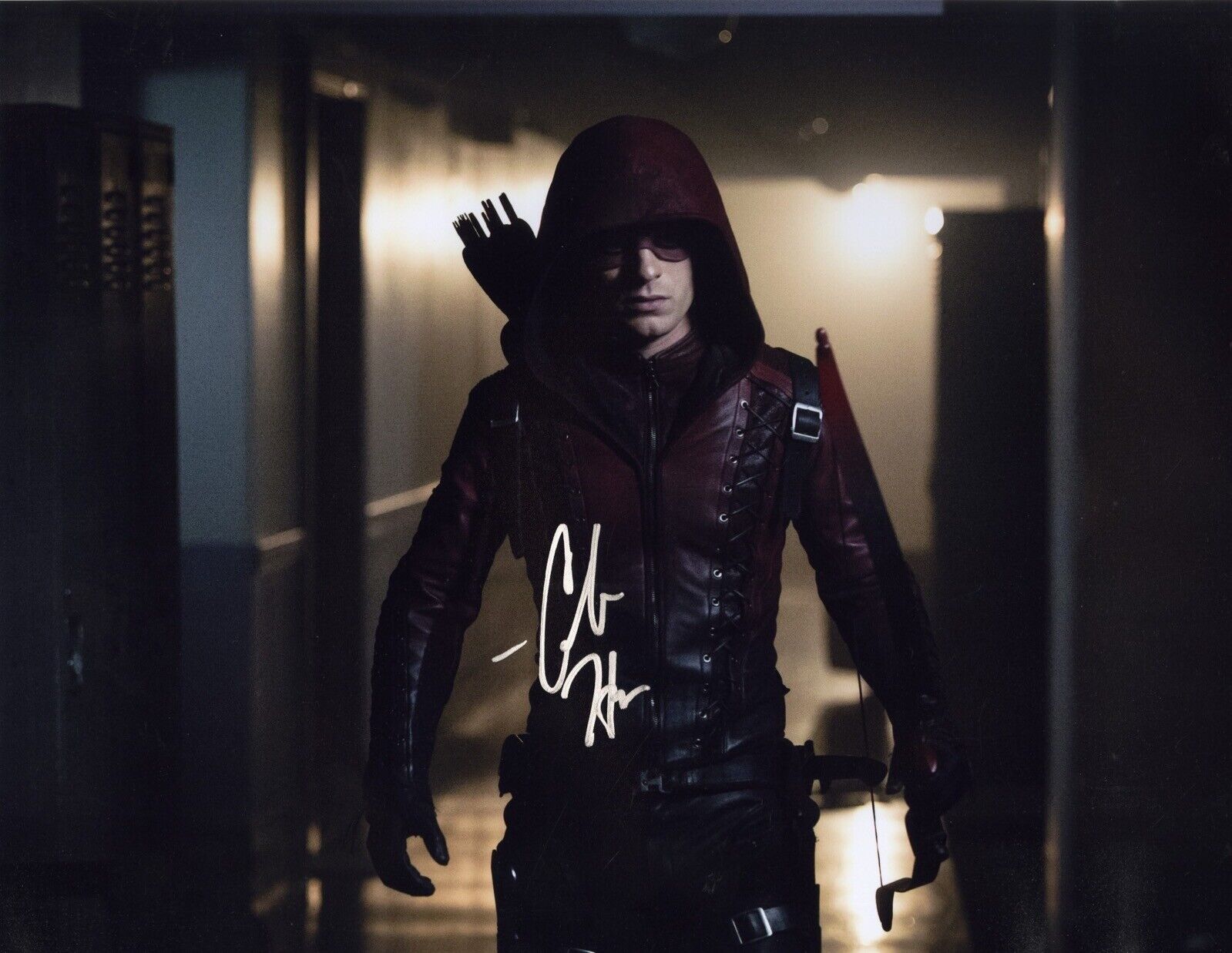 Arrow TV series 14x11 Photo Poster painting signed by actor Colton Haynes