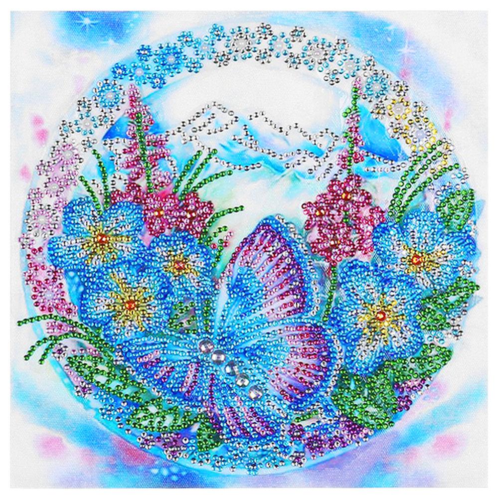 Butterfly 30X30Cm(Canvas) Special Shaped Drill Diamond Painting gbfke