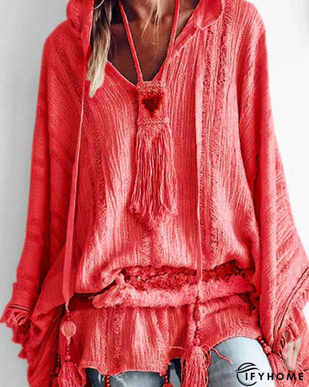 zolucky Long Sleeve Casual Cloak | IFYHOME