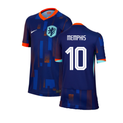 Maillot Pays-Bas Memphis Depay 10 Extérieur Euro 2024