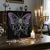 DIY Pearl Painting Butterfly for Home Wall Decor with Frame(30*30cm)
