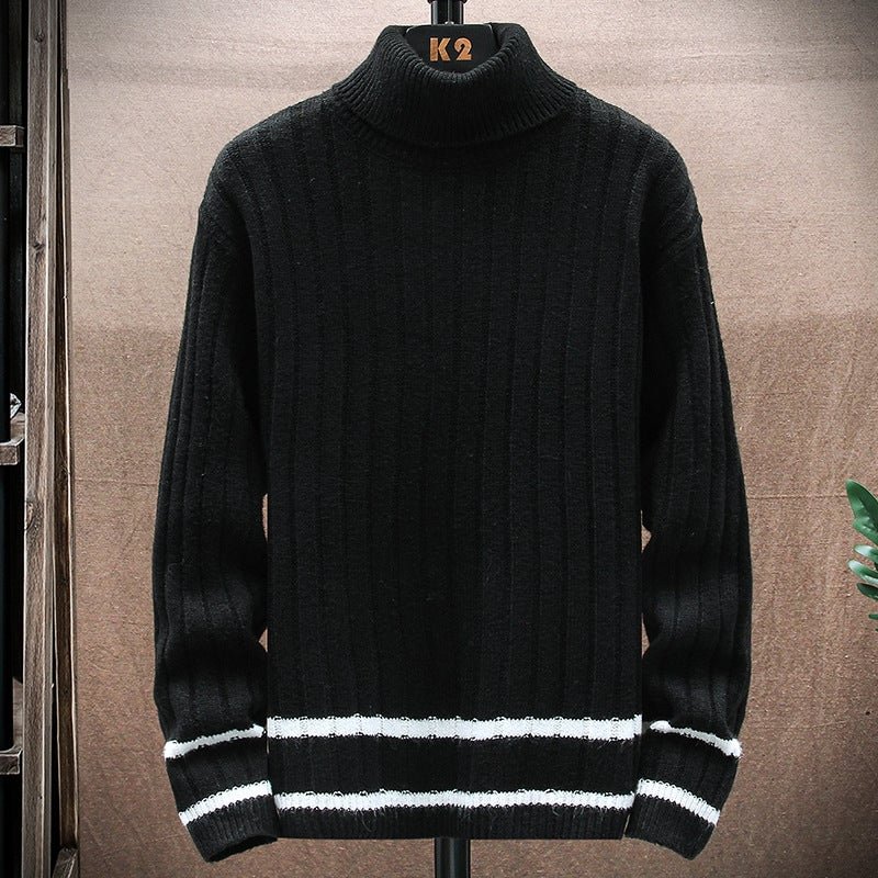 Men's High Neck Warm Sweater