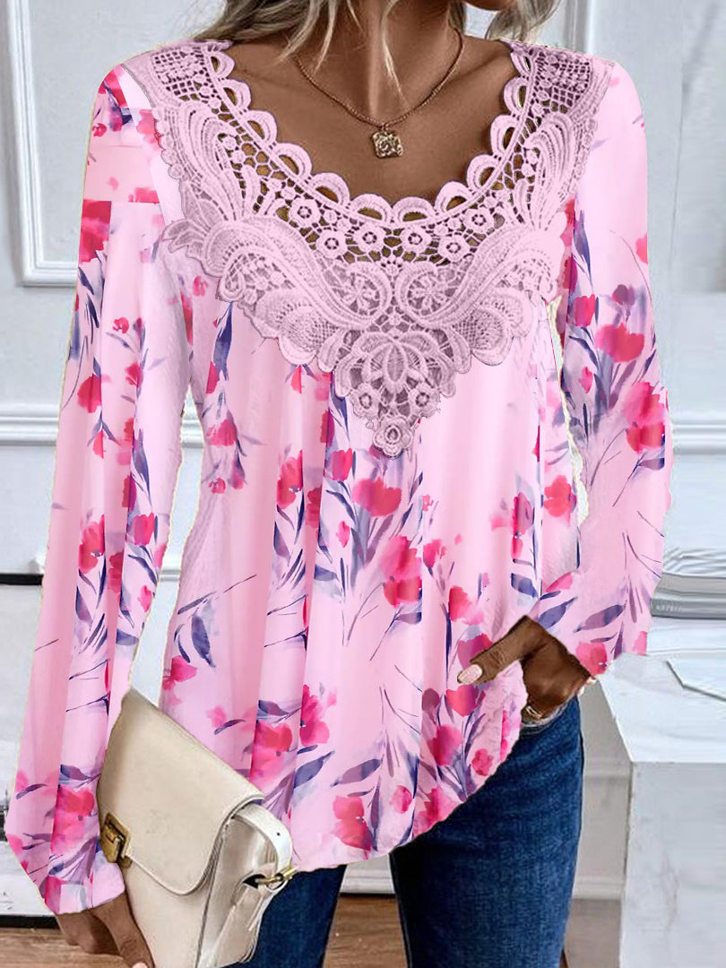 Women Half Sleeve V-neck Solid Color Dress