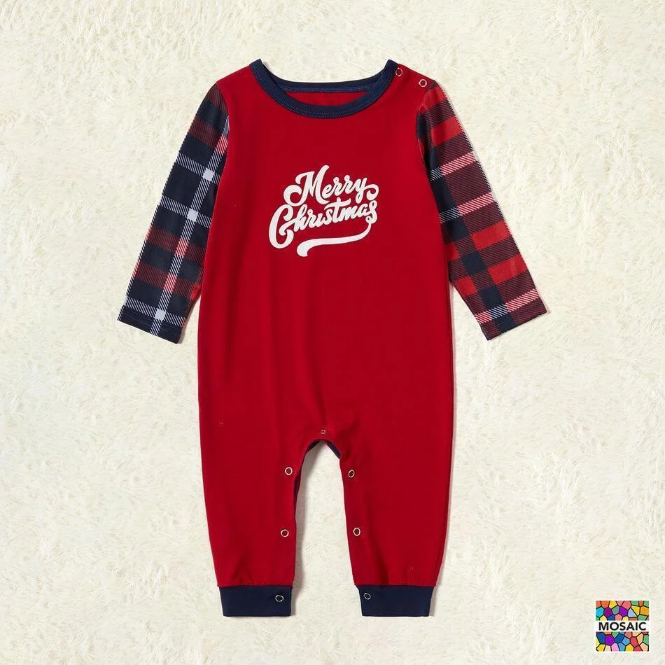 Family Matching Plaid Pajamas Set