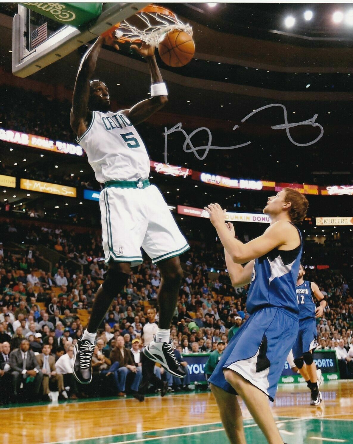 Kevin Garnett Autographed Signed 8x10 Photo Poster painting ( HOF Timberwolves ) REPRINT