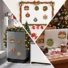 6PCS  DIY Pearl Diamond Painting Christmas Fridge Magnets, Sparkling Rhinestone Refrigerator Magnet Craft Kit for Home Decor & Gifts