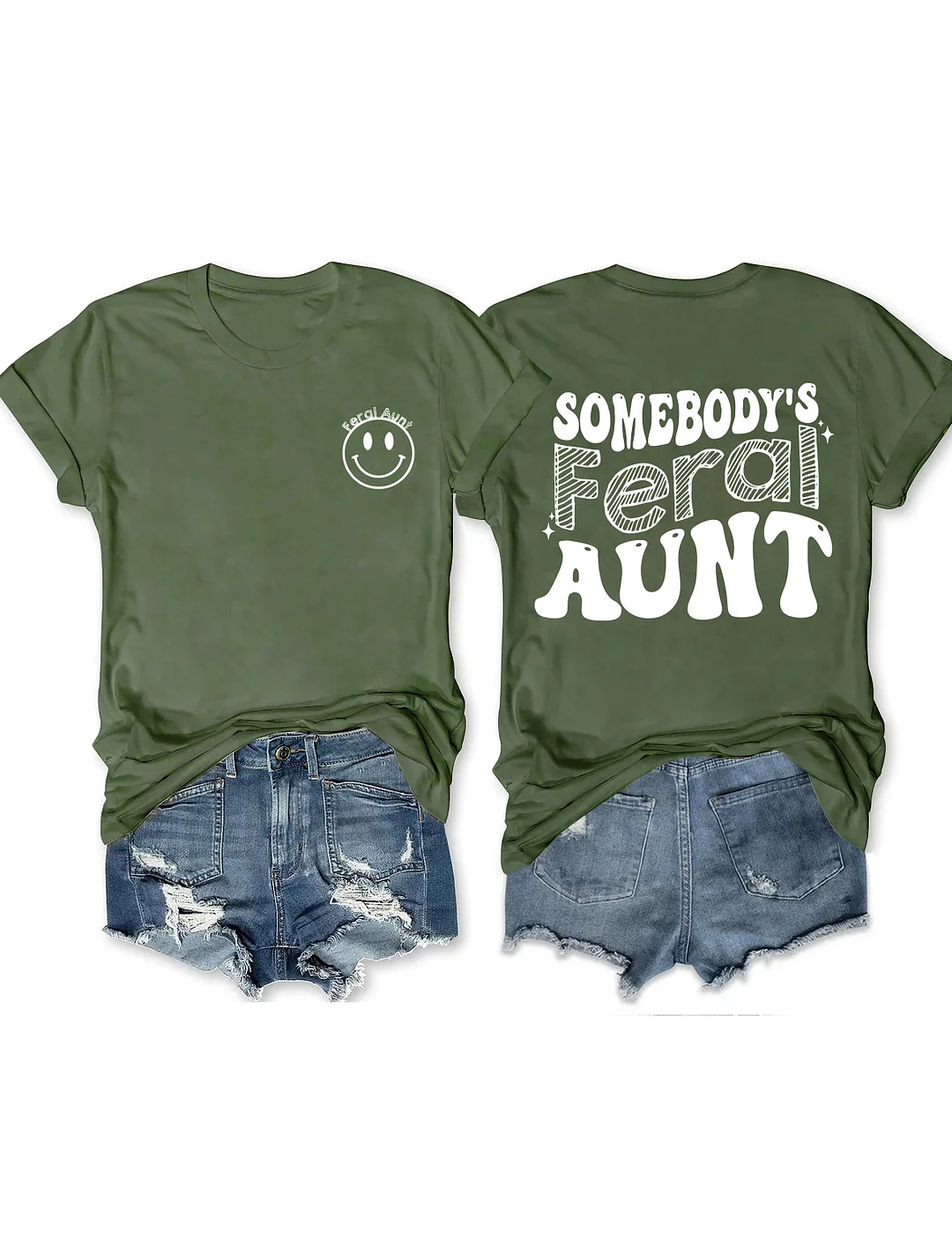 Somebody&rsquo;s Feral Aunt T-shirt
