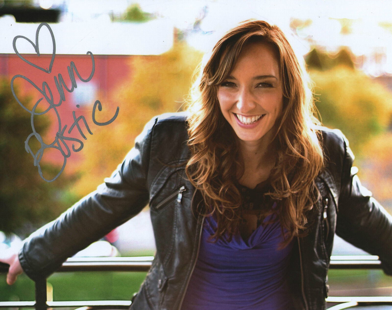 Jenn Bostic *JEALOUS OF THE ANGELS* Signed 8x10 Photo Poster painting J5 COA GFA PROOF!