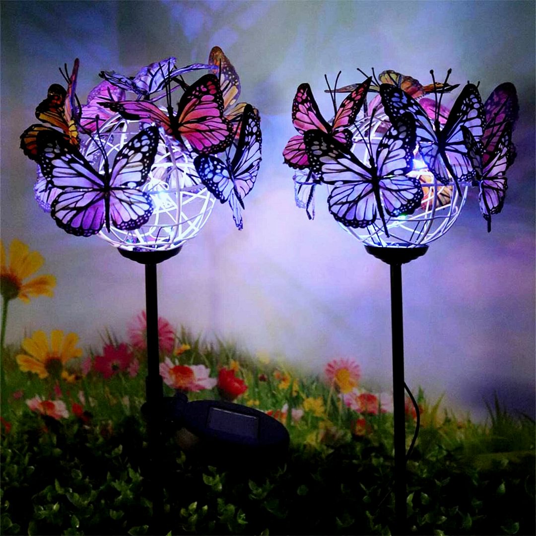Solar Butterfly Stake Lights