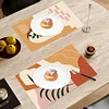 2Pcs Artistic Pattern Diamond Painting Placemat DIY Art Placemat for Table Decor