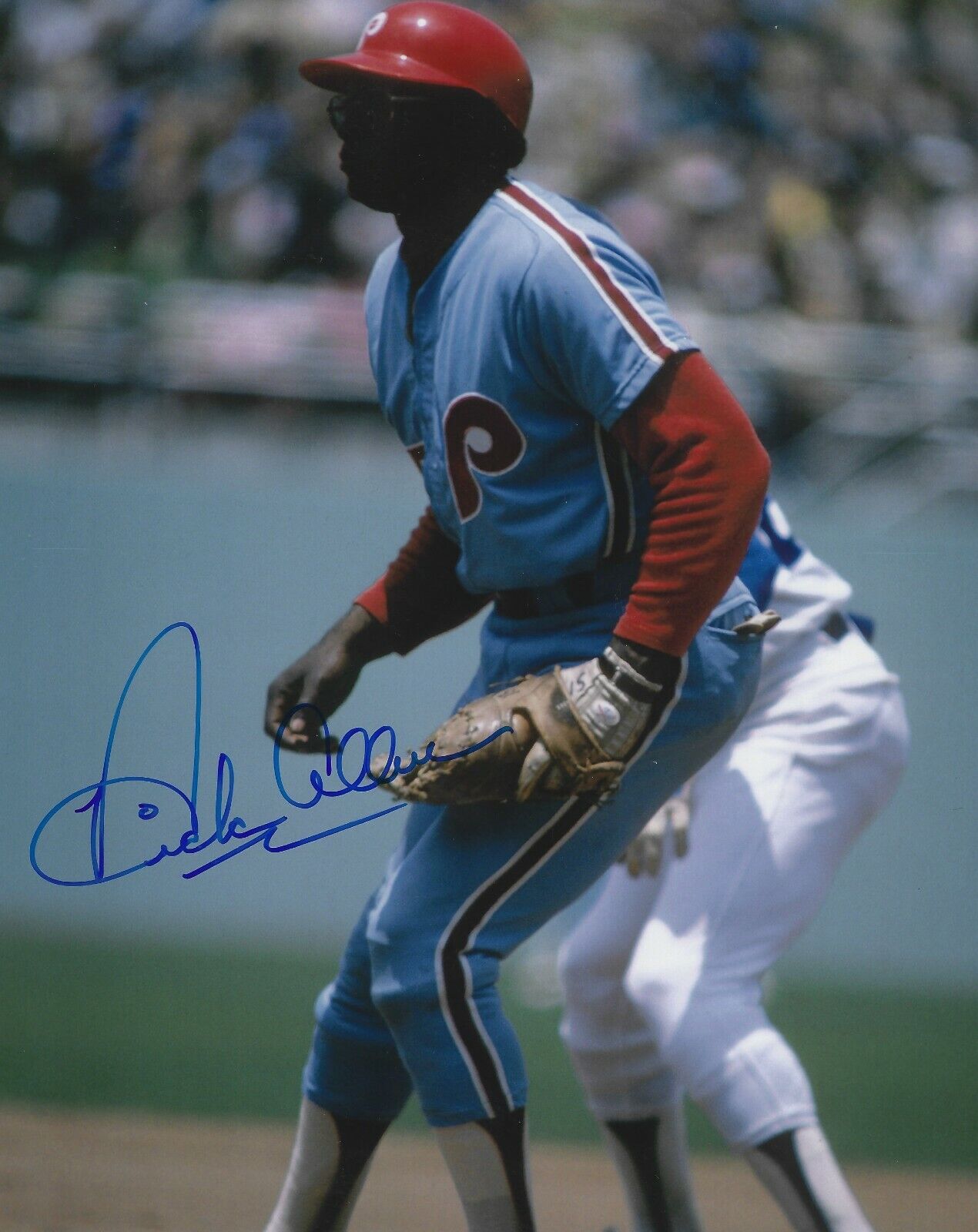 Signed 8x10 Dick Allen Philadelphia Phillies Autographed Photo Poster painting - COA