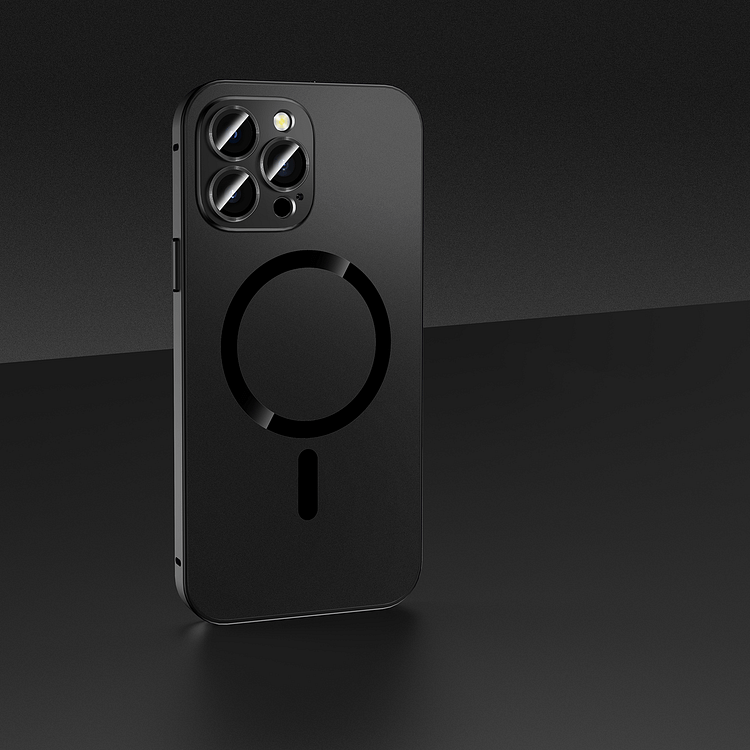 🔥Magnetic Metal Snap-On iPhone Case: Style Meets Security