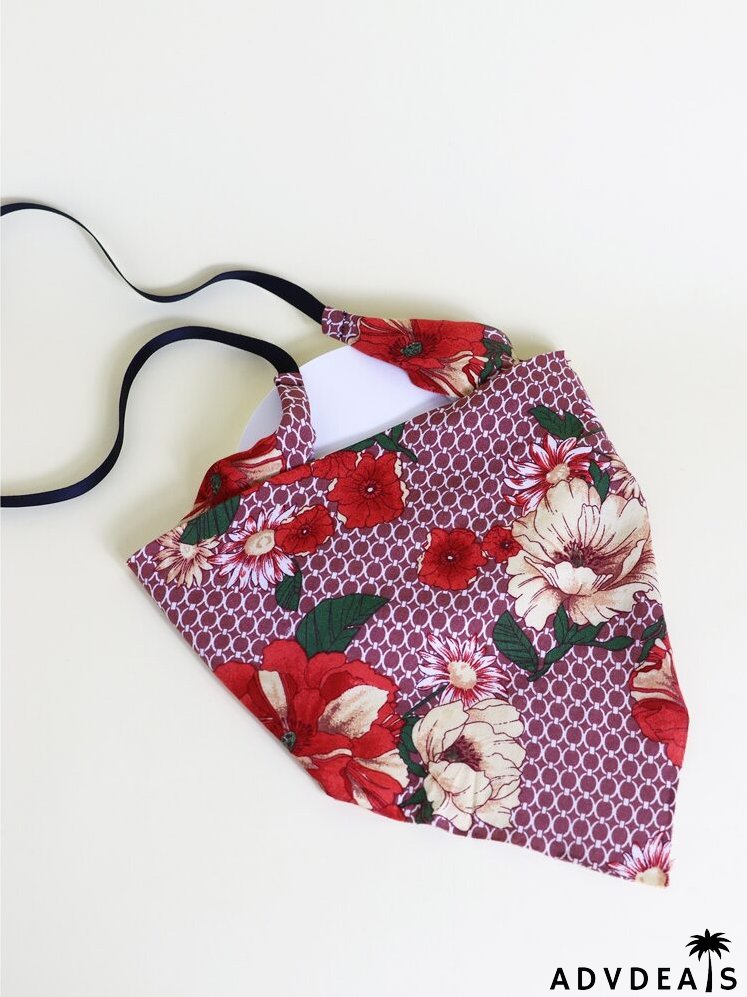 Floral Print Kerchief