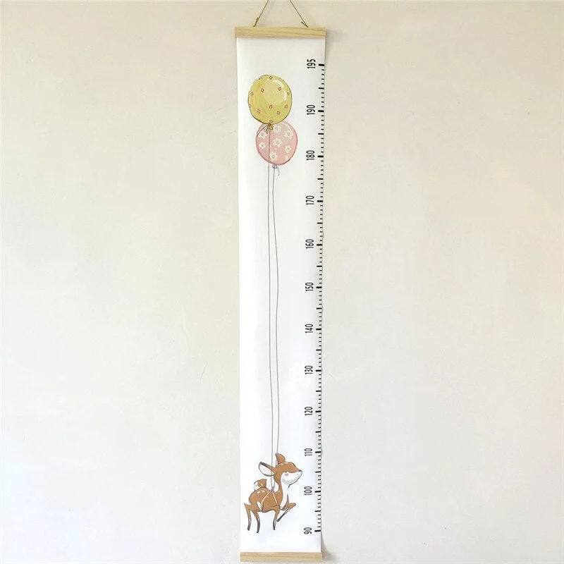INS Nordic Baby Height Ruler Wooden Wall Hanging Child Kids Growth Chart Height Record Measure Ruler Home Decorative Photo Props