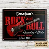 Electric Guitar Rock And Roll Customized Classic Metal Signs