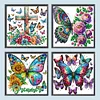 (Multi-Style)Butterfly-Partial Special Shaped Diamond Painting 30*30CM