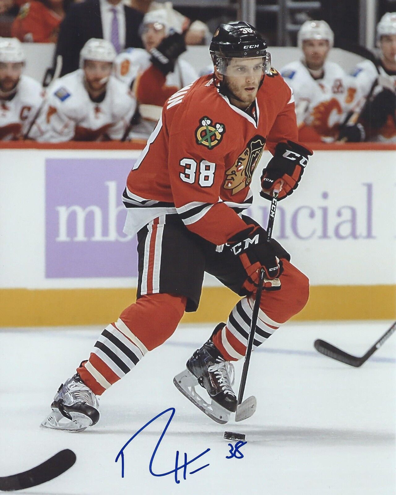 Ryan Hartman Signed 8x10 Photo Poster painting Chicago Blackhawks Autographed COA