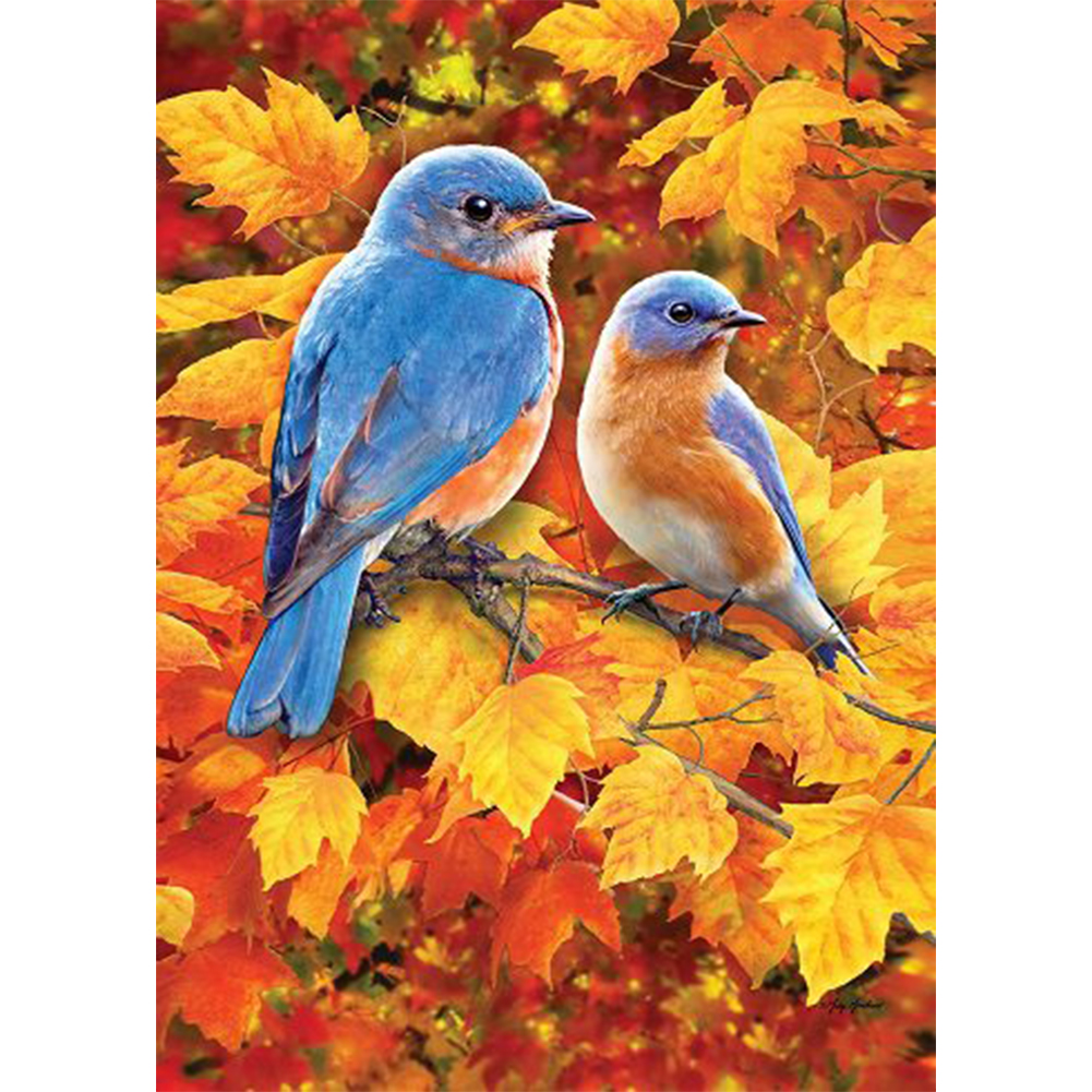 

Autumn Bird - Round Drill Diamond Painting - 30*40CM, 501 Original