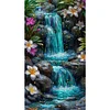 Waterfall - Full Embroidery 3 Strands 11CT Stamped Cross Stitch - 40*70CM - Large Size