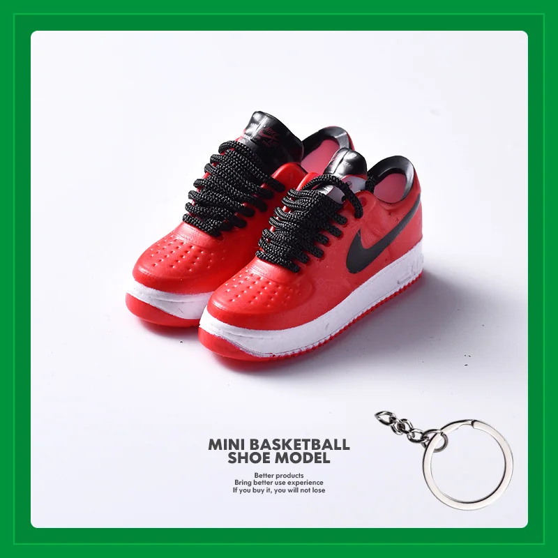 CLOTx Nike Air Force 1 - "Red" - Sneakers 3D Keychain