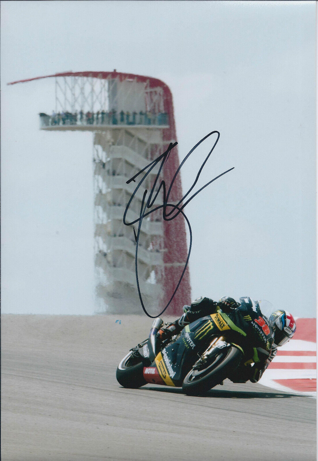 Bradley SMITH Signed Photo Poster painting AFTAL Autograph COA Red Bull America Grand Prix RARE
